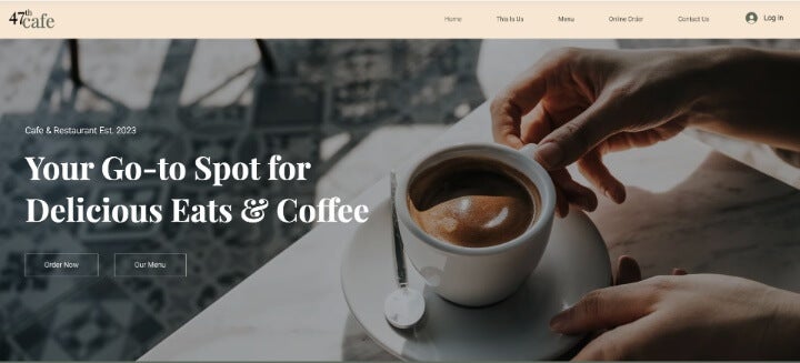 Cafe Website Template