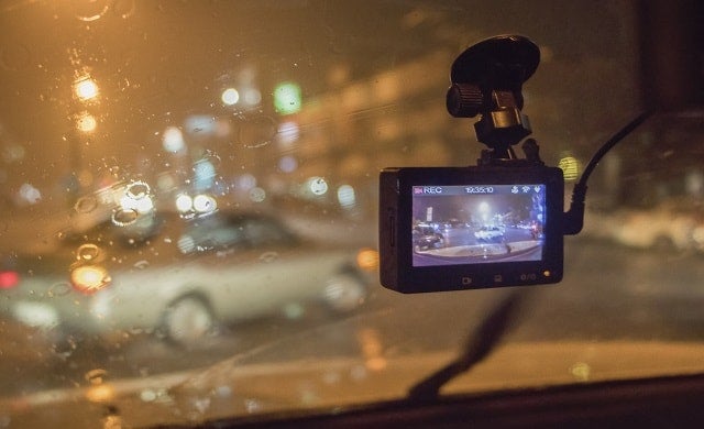 Dash cam at night 