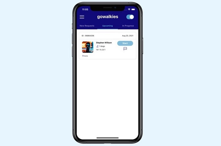 GoWalkies app