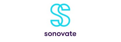 Sonovate White Logo (Recruitment Factoring)