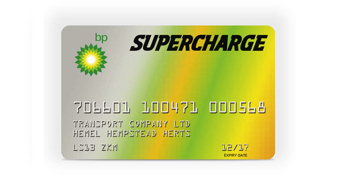 BP Supercharge fuel card large