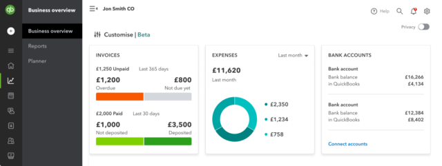 Quickbooks review profit and loss, expenses