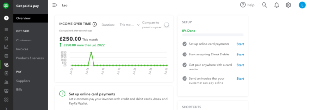 Quickbooks review customise invoice