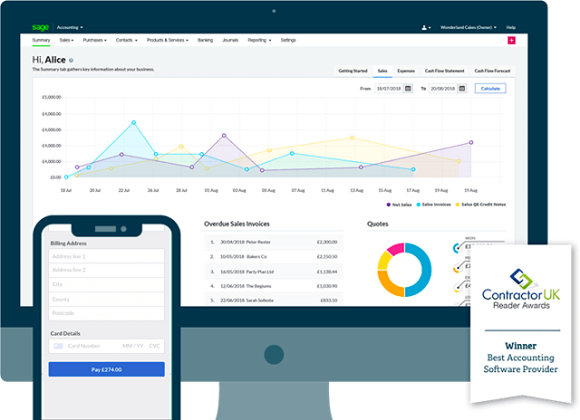 Sage Business Cloud Accounting (best free accounting software)