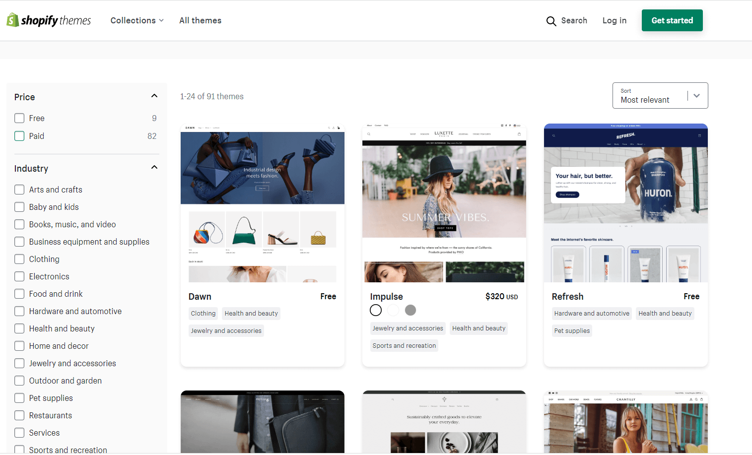 shopify themes