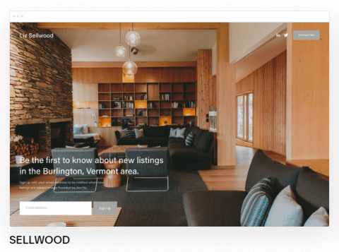 Squarespace template home